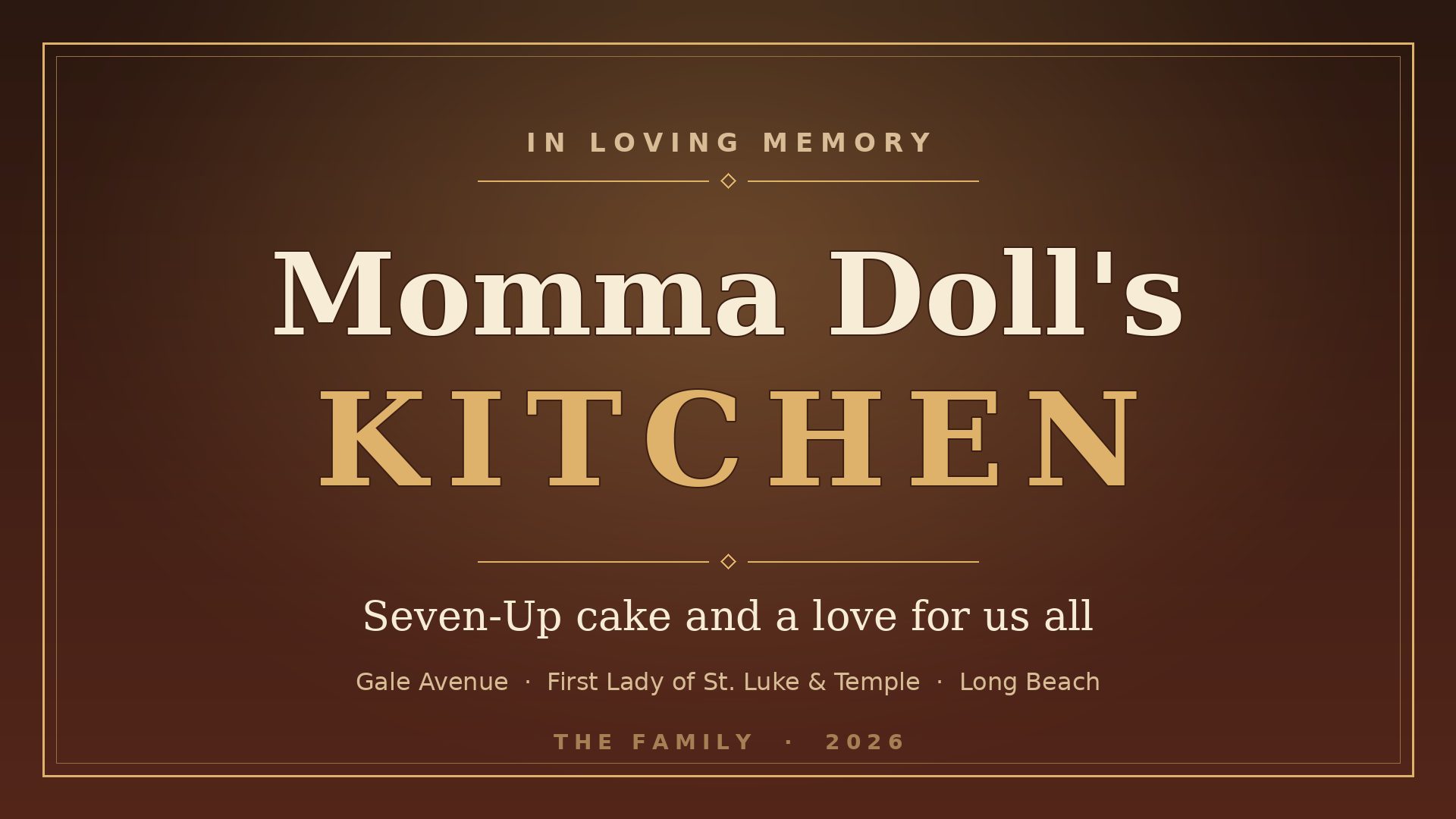 Momma Doll's Kitchen